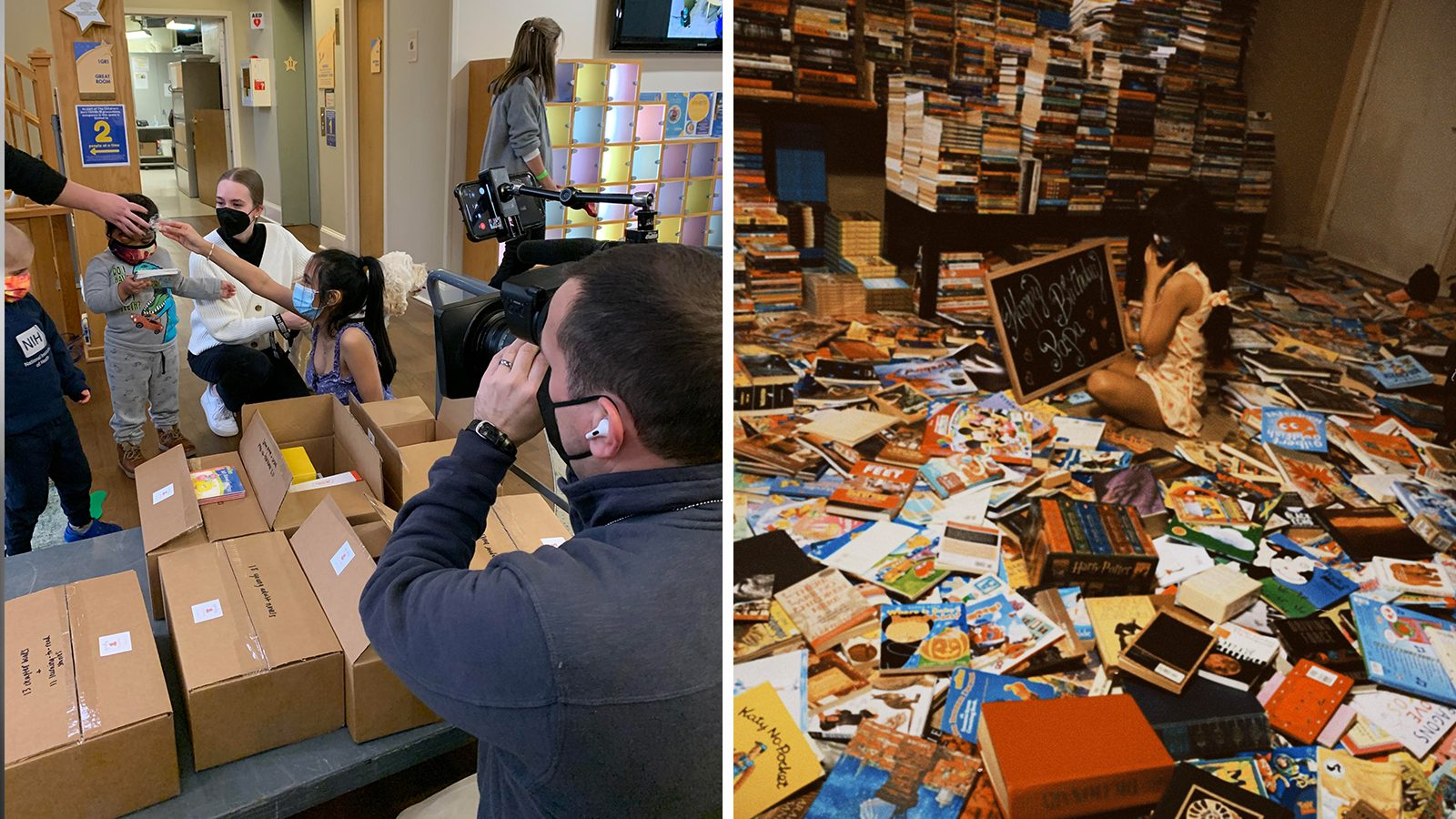Teenager Donates 15,000 Books to Sick Children