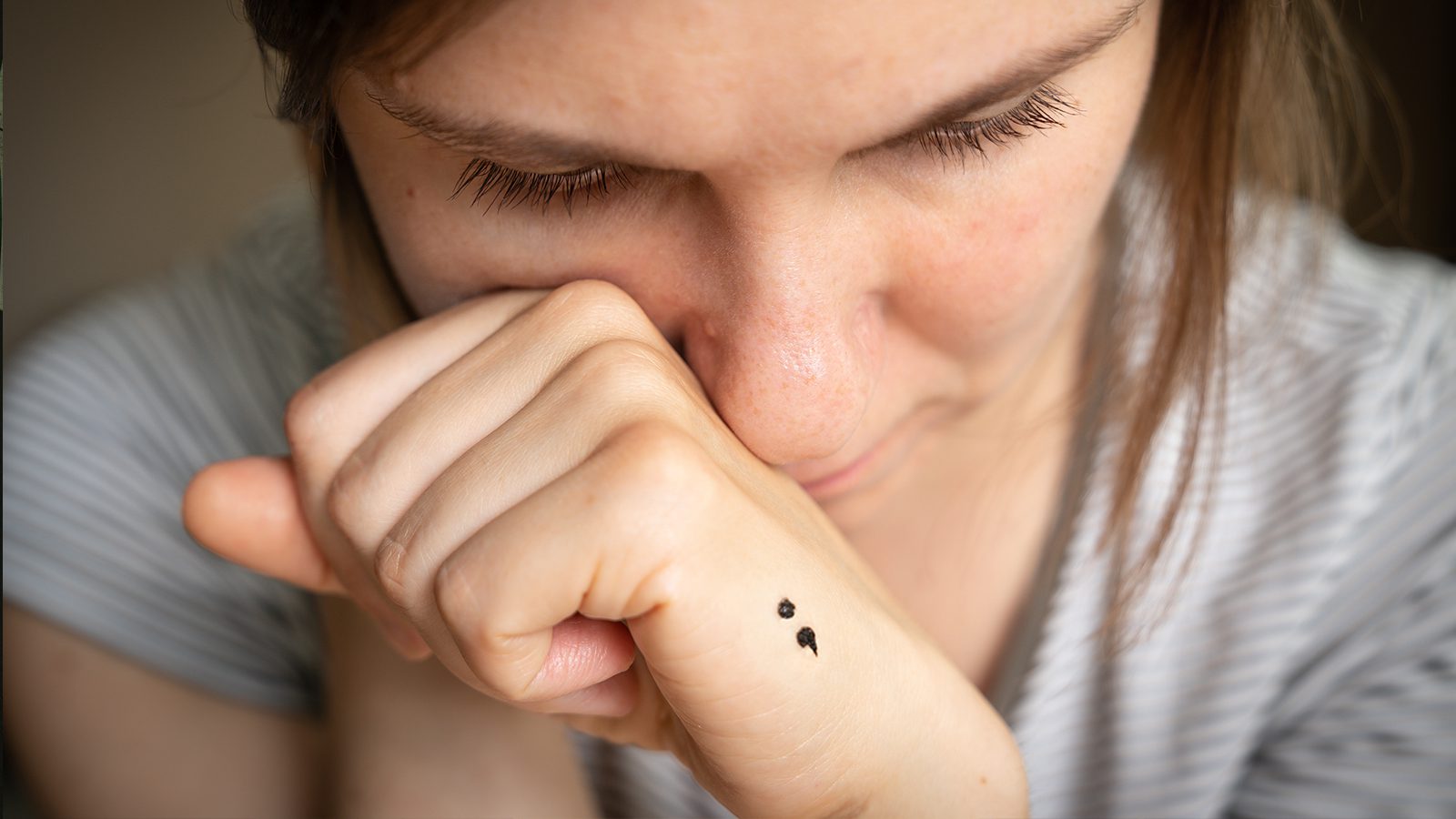 If You See Someone Wearing a Semicolon Symbol, This Is What it Means