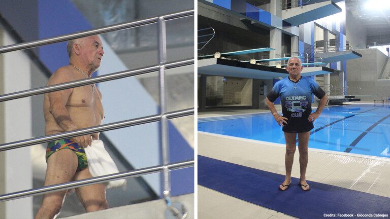 compete in diving