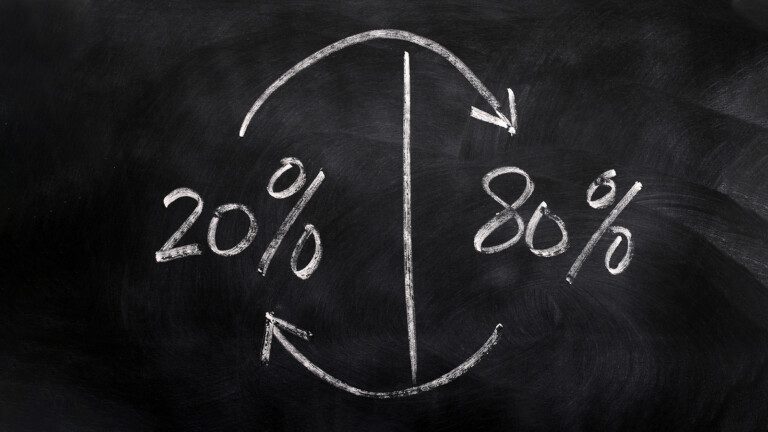 80 20 rule pareto principle