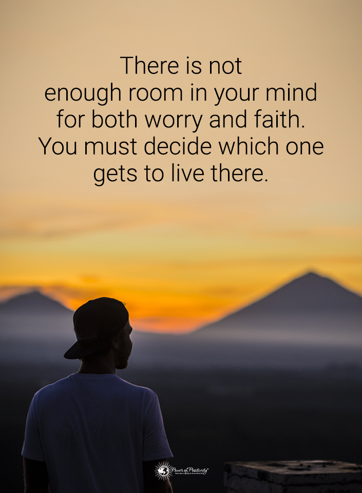 worry and faith