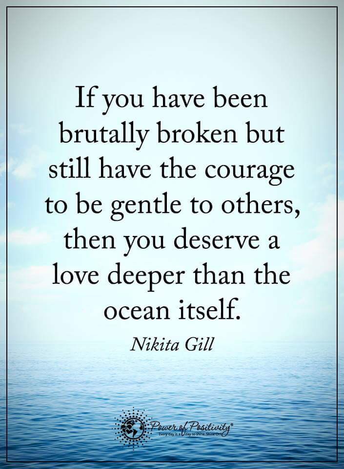 have courage to be gentle