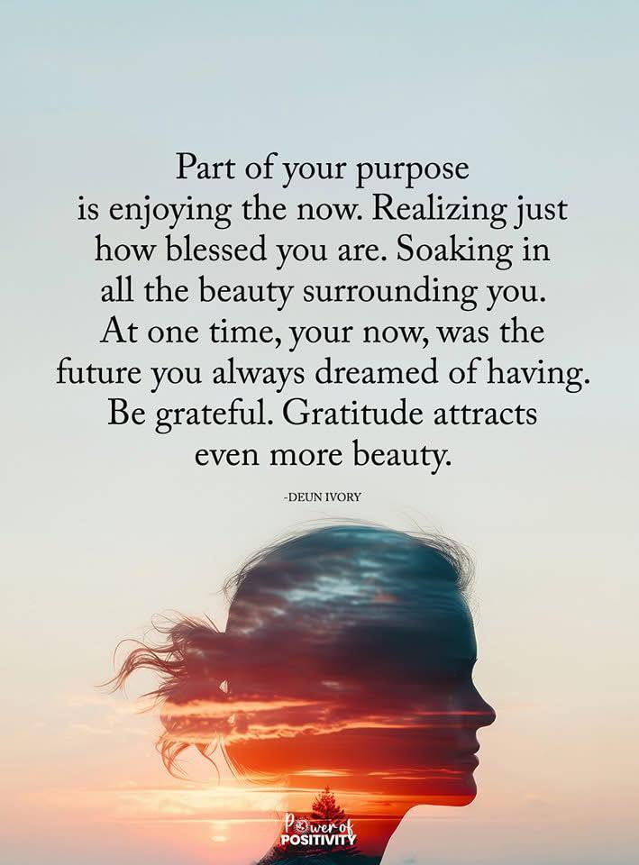 life purpose enjoying now