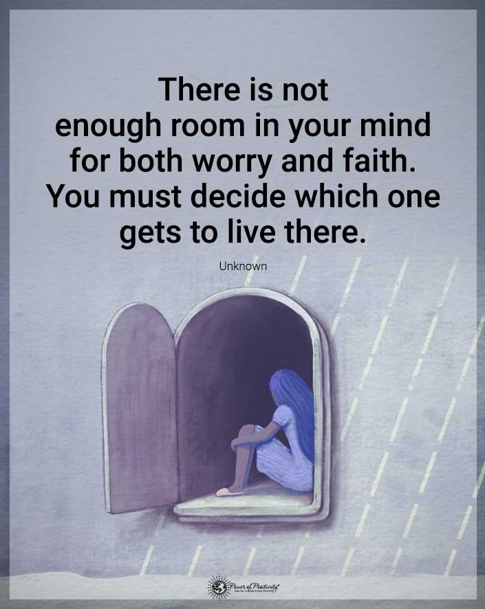worry and faith