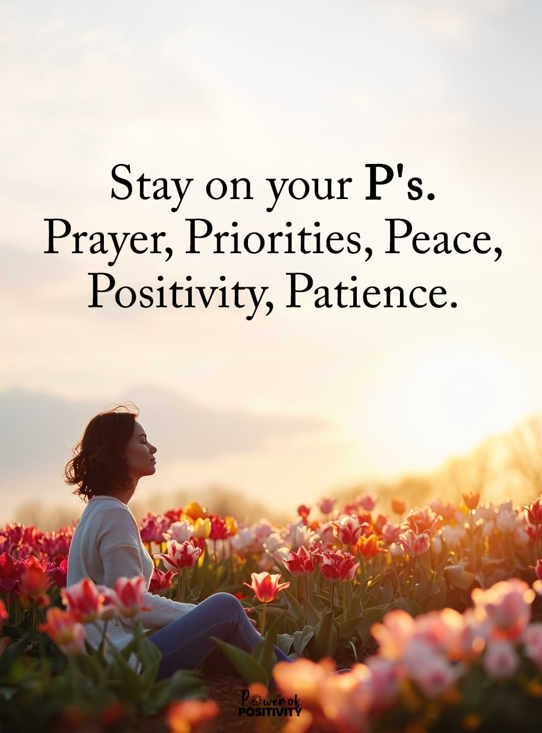 stay on your p's
