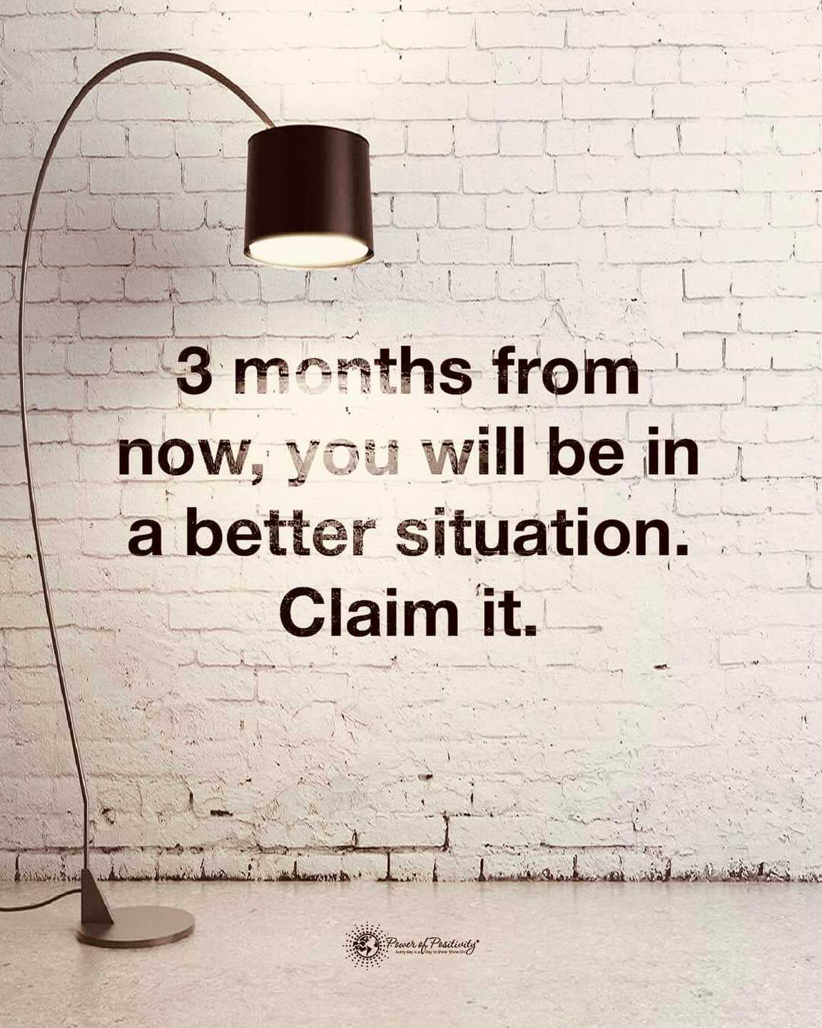 3 months from now
