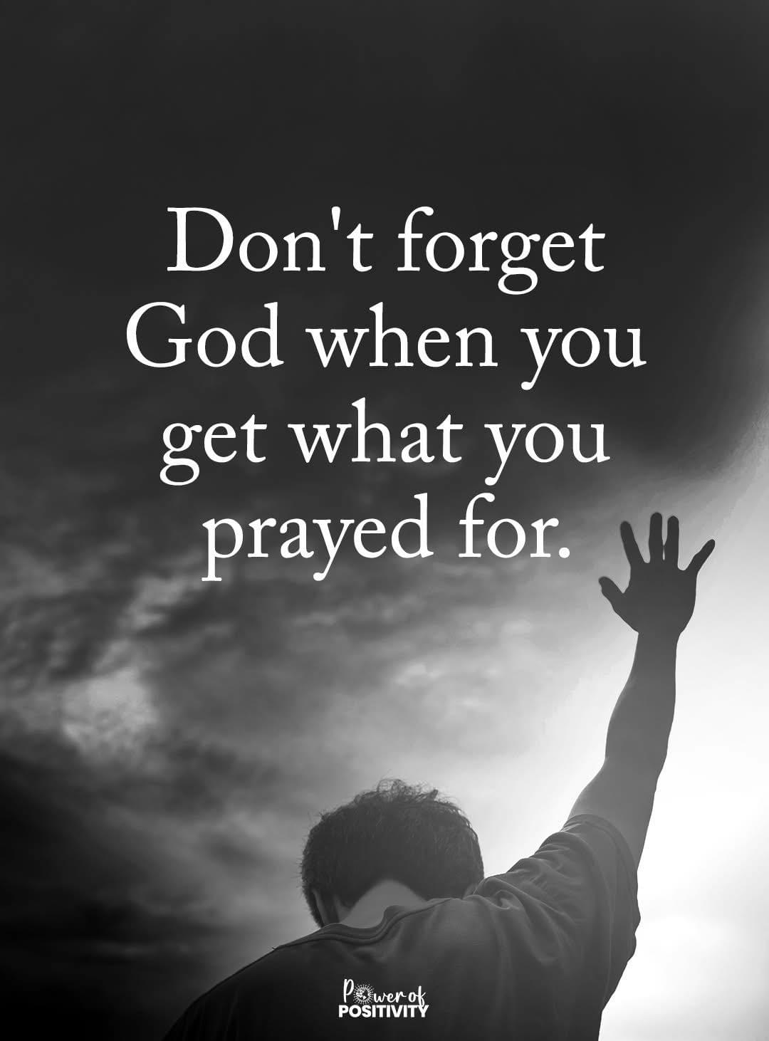 dont forget god