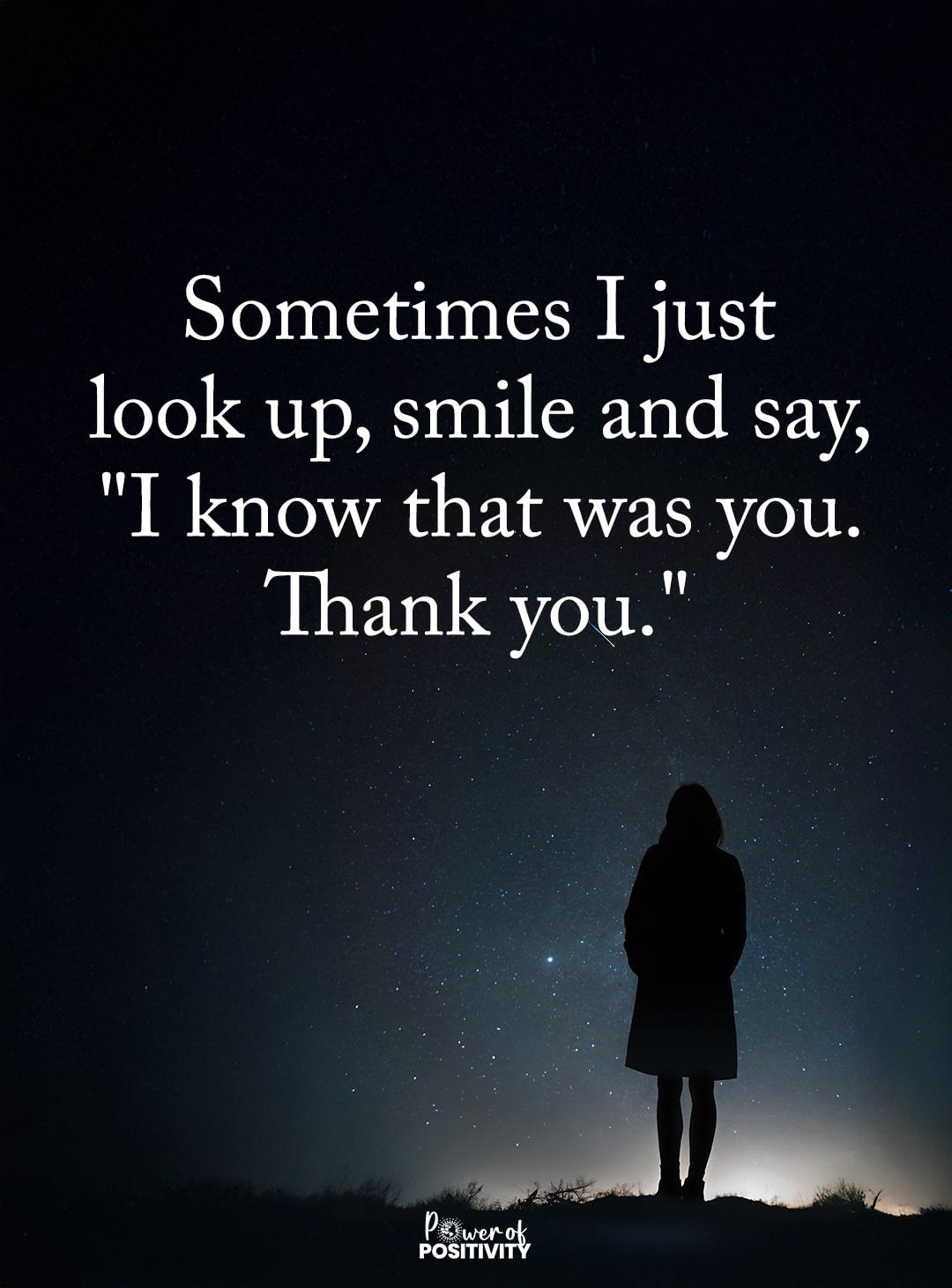 i know that was you