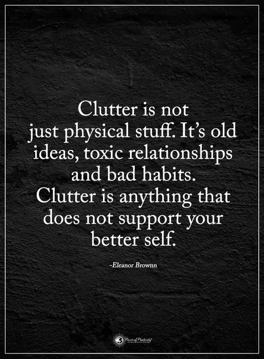 clutter is not just physical stuff