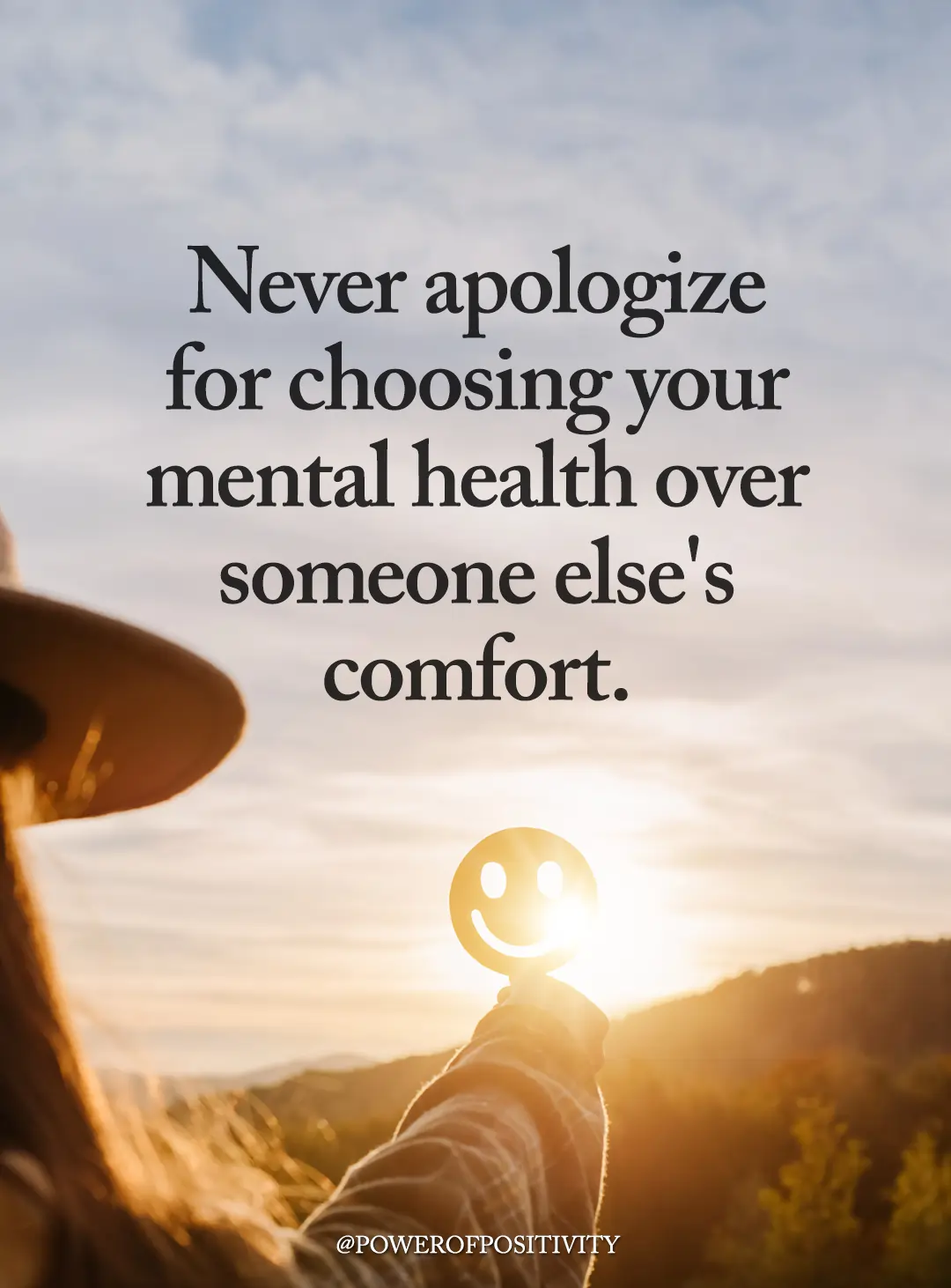 never apologize