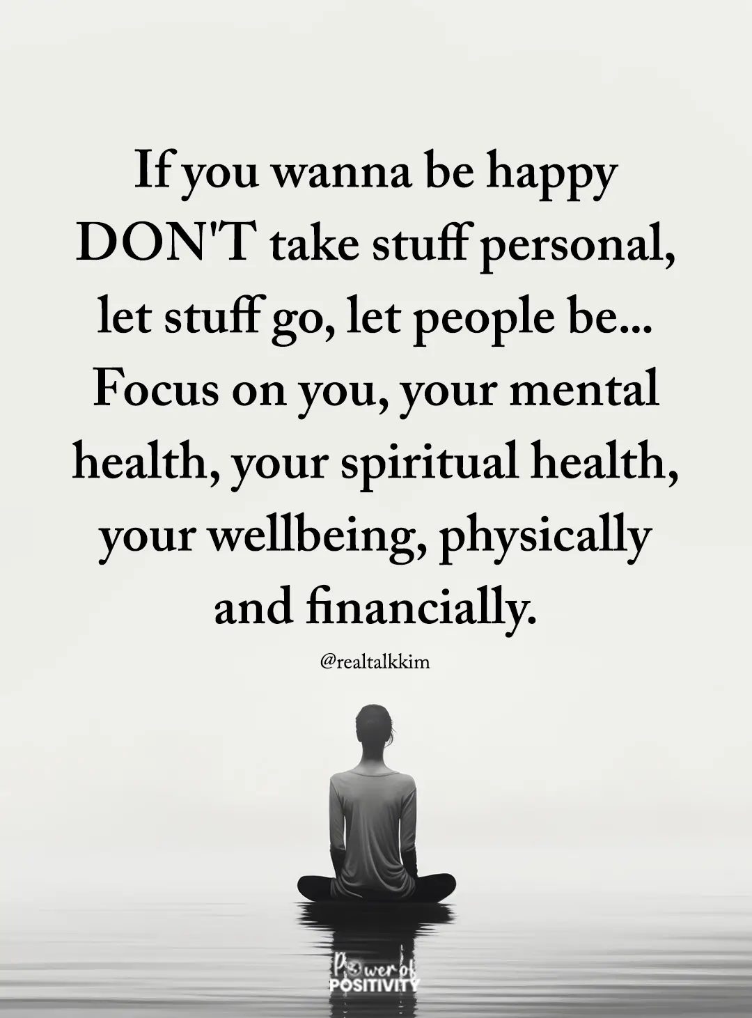 if you wanna be happy
