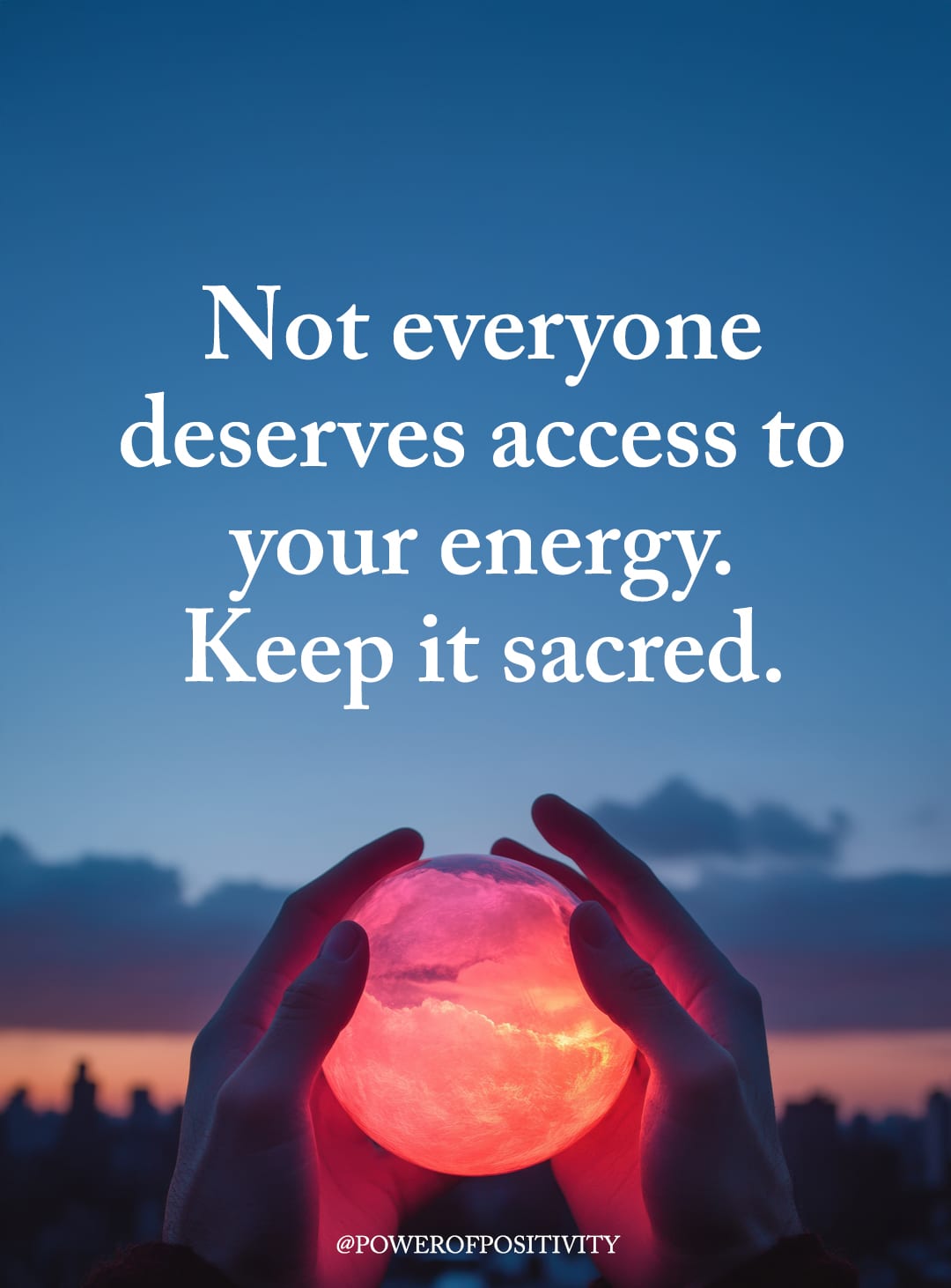 not everyone deserves your energy
