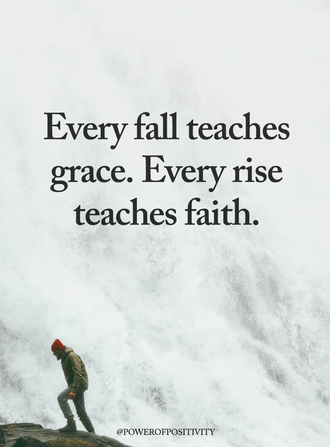 every fall teaches grace