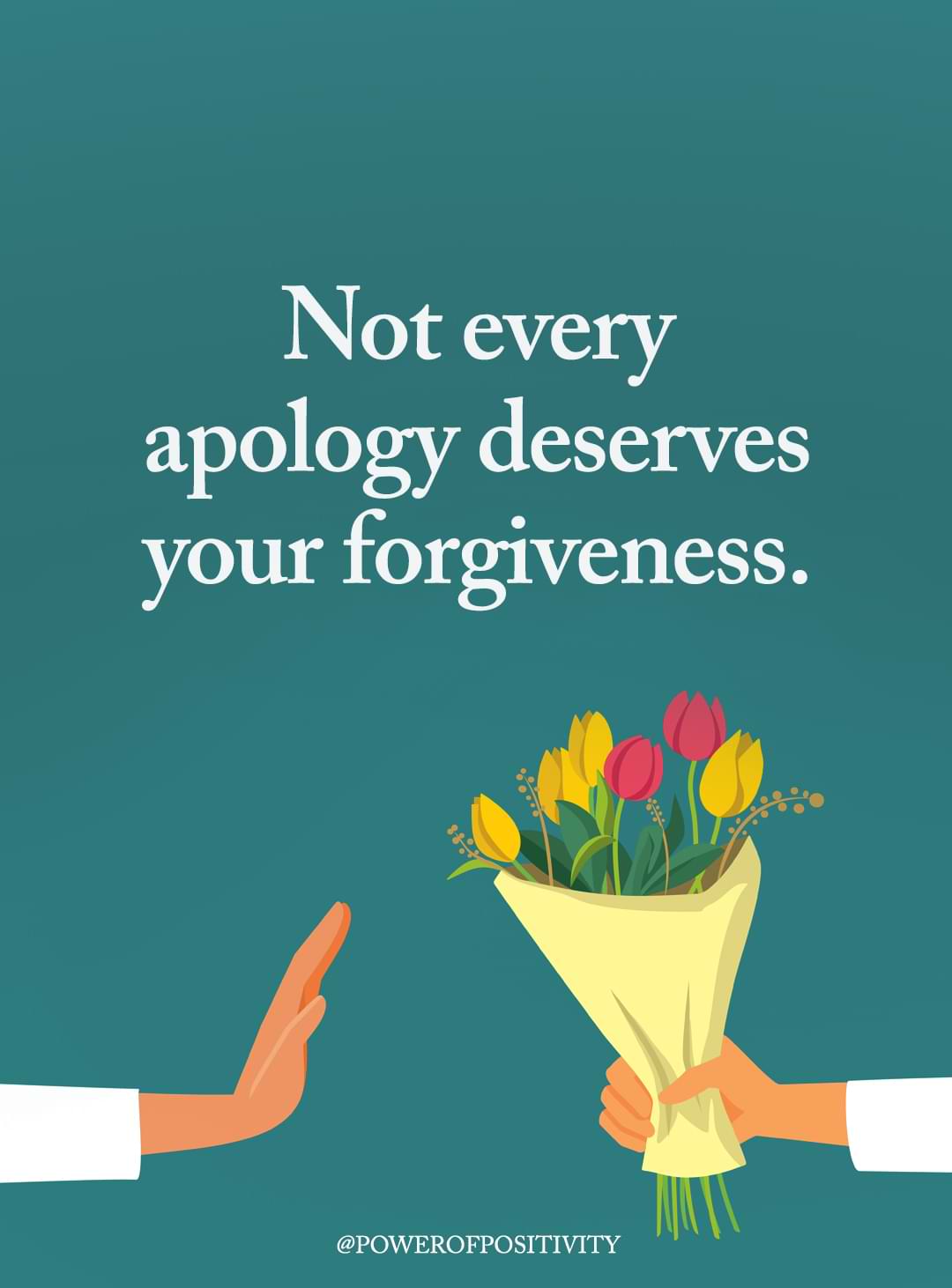 not every apology