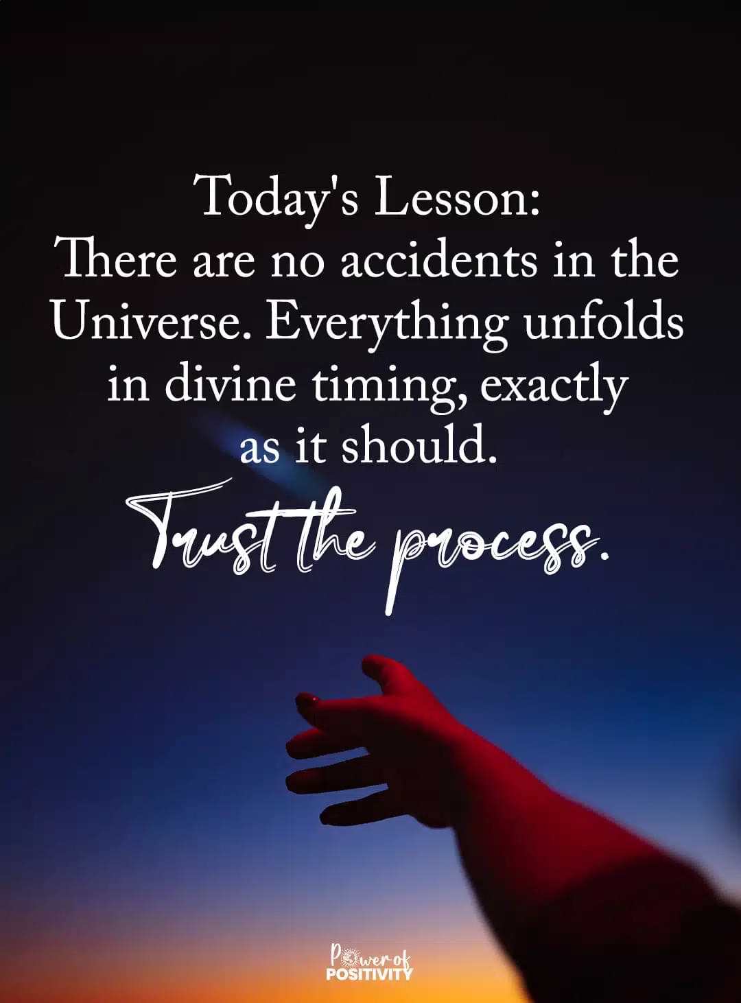 trust the process