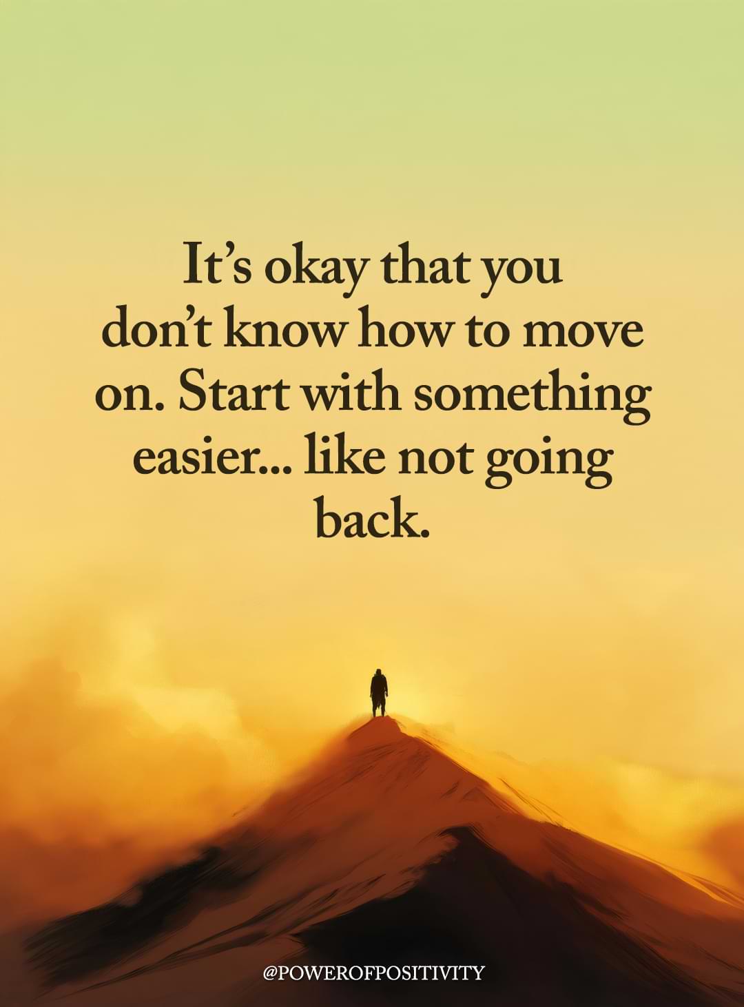 how to move on