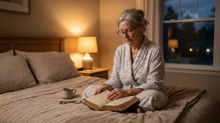 evening faith routine for peaceful sleep