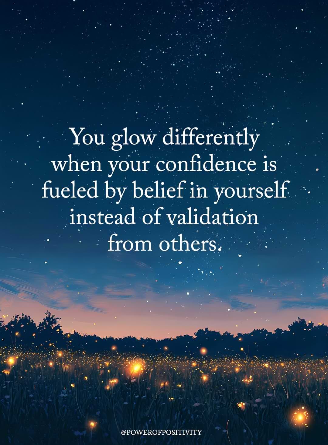 you glow differently