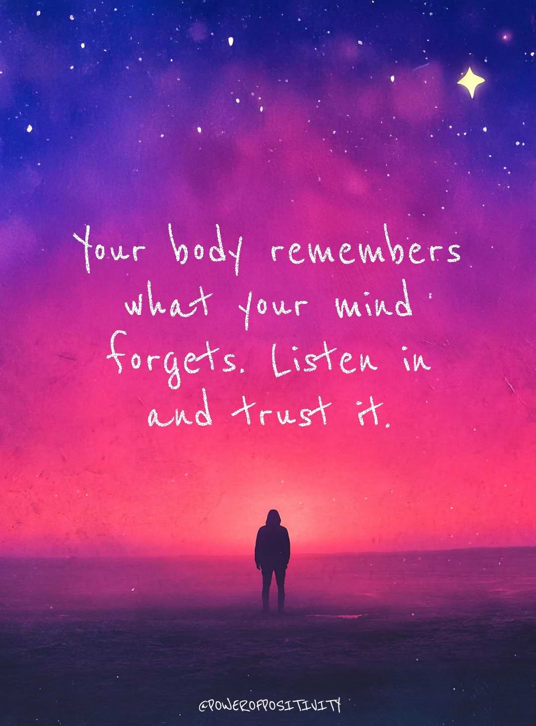 your body remembers